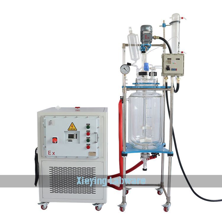 Double Layer Glass Reactor